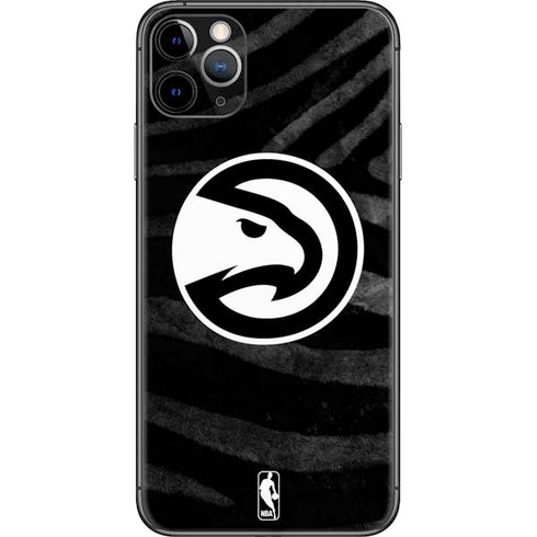 NBA Atlanta Hawks Black Animal Print iPhone 11 Pro Max Skin
