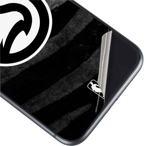 NBA Atlanta Hawks Black Animal Print iPhone 11 Skin