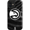 NBA Atlanta Hawks Black Animal Print iPhone 12 Impact Case