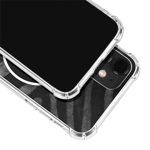 NBA Atlanta Hawks Black Animal Print iPhone 12 Mini Clear Case