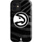 NBA Atlanta Hawks Black Animal Print iPhone 12 Mini Impact Case