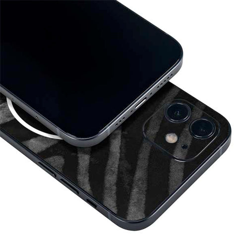 NBA Atlanta Hawks Black Animal Print iPhone 12 Mini Skin