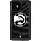 NBA Atlanta Hawks Black Animal Print iPhone 12 Mini Waterproof Case
