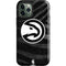 NBA Atlanta Hawks Black Animal Print iPhone 12 Pro Impact Case