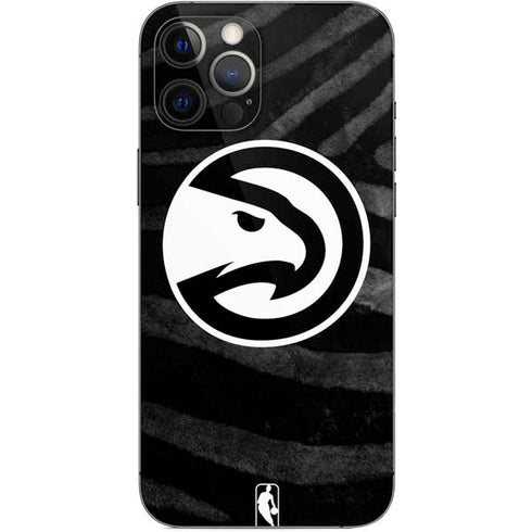 NBA Atlanta Hawks Black Animal Print iPhone 12 Pro Max Skin