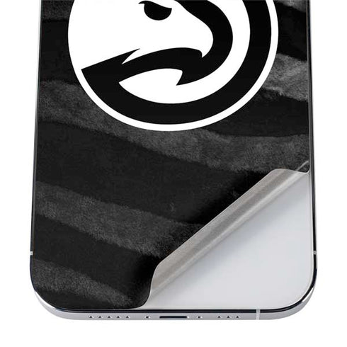 NBA Atlanta Hawks Black Animal Print iPhone 12 Pro Skin