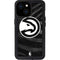 NBA Atlanta Hawks Black Animal Print iPhone 13 Mini Waterproof Case