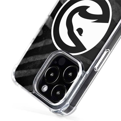NBA Atlanta Hawks Black Animal Print iPhone 13 Pro MagSafe Case