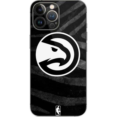 NBA Atlanta Hawks Black Animal Print iPhone 13 Pro Max Skin