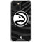 NBA Atlanta Hawks Black Animal Print iPhone 14 Clear Case
