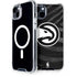 NBA Atlanta Hawks Black Animal Print iPhone 15 Plus MagSafe Case