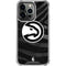NBA Atlanta Hawks Black Animal Print iPhone 14 Pro Clear Case
