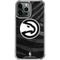 NBA Atlanta Hawks Black Animal Print iPhone 14 Pro Max Clear Case