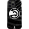 NBA Atlanta Hawks Black Animal Print iPhone 15 Pro Max Impact Case