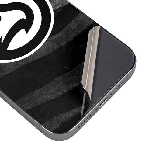 NBA Atlanta Hawks Black Animal Print iPhone 14 Pro Max Skin
