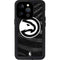 NBA Atlanta Hawks Black Animal Print iPhone 14 Pro Waterproof Case
