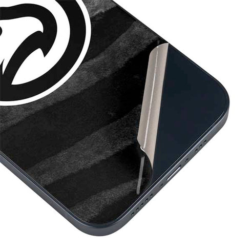 NBA Atlanta Hawks Black Animal Print iPhone 14 Skin