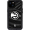 NBA Atlanta Hawks Black Animal Print iPhone 15 Plus Waterproof Case