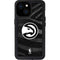 NBA Atlanta Hawks Black Animal Print iPhone 15 Waterproof Case