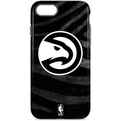 NBA Atlanta Hawks Black Animal Print iPhone 7 Pro Case