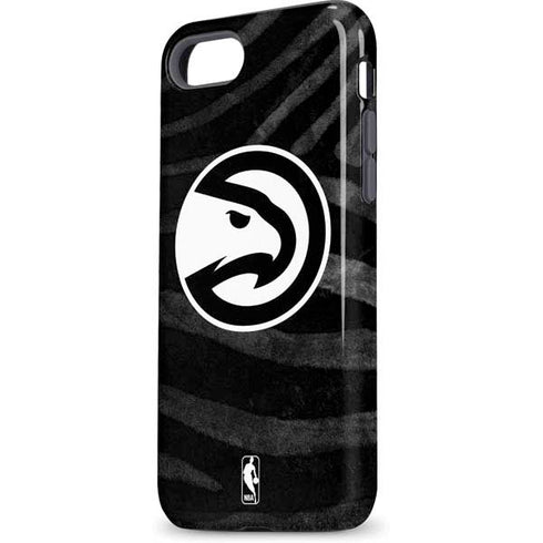 NBA Atlanta Hawks Black Animal Print iPhone 7 Pro Case
