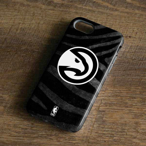 NBA Atlanta Hawks Black Animal Print iPhone 7 Pro Case