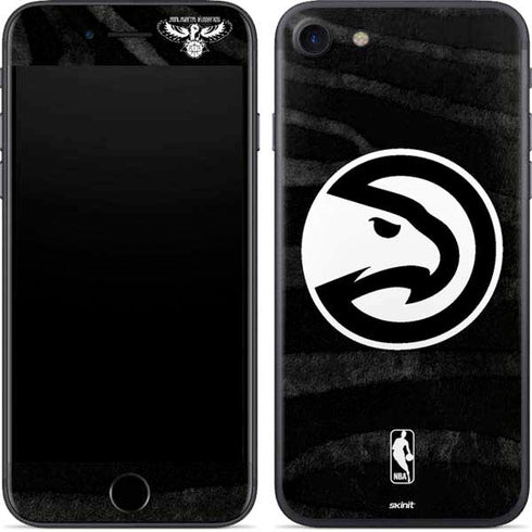 NBA Atlanta Hawks Black Animal Print iPhone 7 Skin