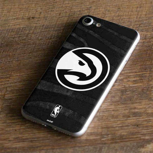 NBA Atlanta Hawks Black Animal Print iPhone 7 Skin