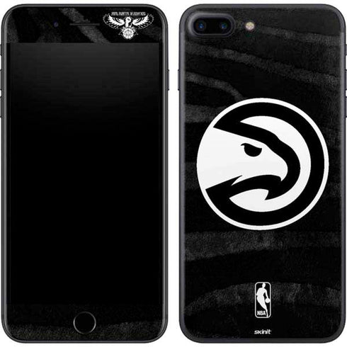 NBA Atlanta Hawks Black Animal Print iPhone 8 Plus Skin