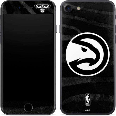 NBA Atlanta Hawks Black Animal Print iPhone 8 Skin