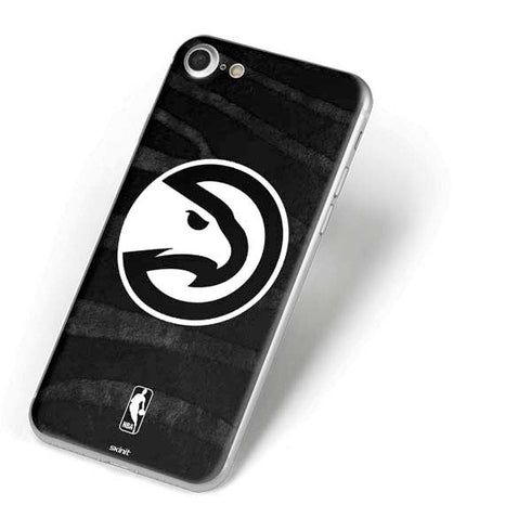 NBA Atlanta Hawks Black Animal Print iPhone 8 Skin