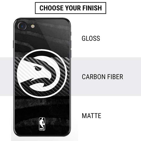 NBA Atlanta Hawks Black Animal Print iPhone SE (2nd & 3rd Gen) Skin