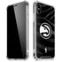 NBA Atlanta Hawks Black Animal Print iPhone XS Max Clear Case
