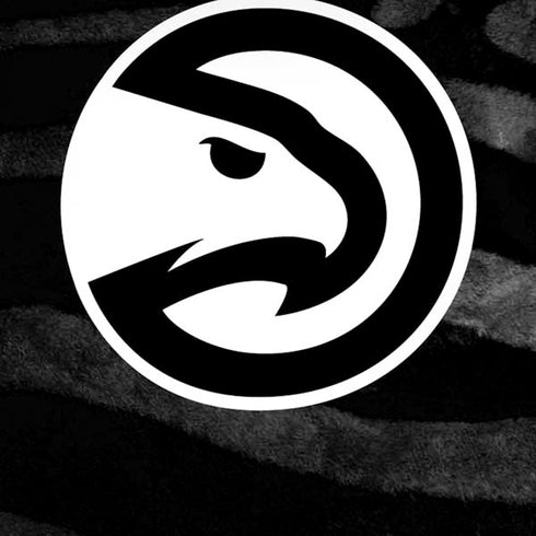 NBA Atlanta Hawks Black Animal Print iPhone XS Skin