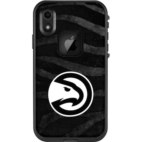 NBA Atlanta Hawks Black Animal Print LifeProof Fre iPhone Skin