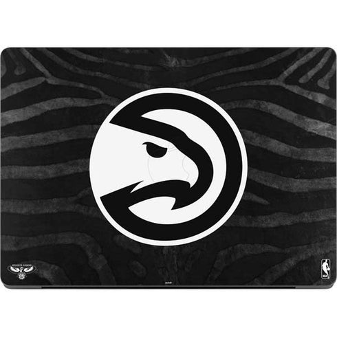 NBA Atlanta Hawks Black Animal Print MacBook Pro 14in (2021-24) Skin