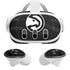 NBA Atlanta Hawks Black Animal Print Meta Quest 3 Skin
