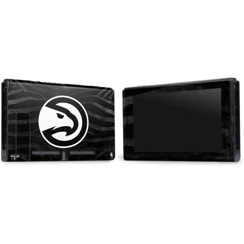 NBA Atlanta Hawks Black Animal Print Nintendo Switch Bundle Skin
