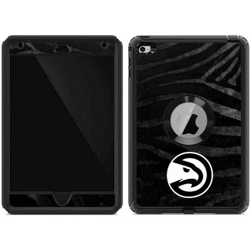 NBA Atlanta Hawks Black Animal Print Otterbox Defender iPad Skin