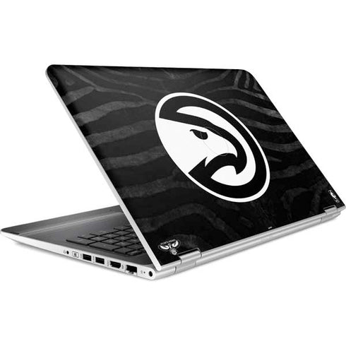 NBA Atlanta Hawks Black Animal Print HP Pavilion Skin