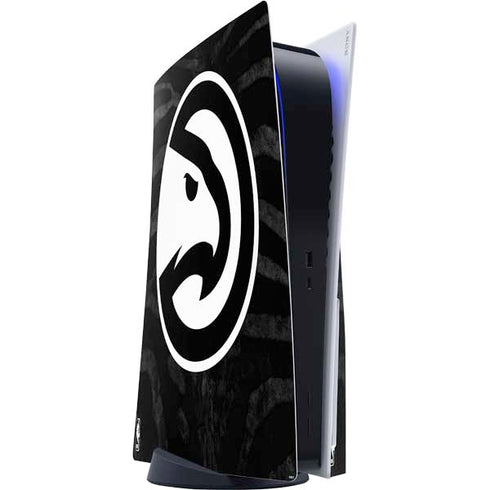 NBA Atlanta Hawks Black Animal Print PS5 Console Skin