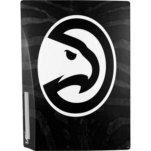 NBA Atlanta Hawks Black Animal Print PS5 Console Skin