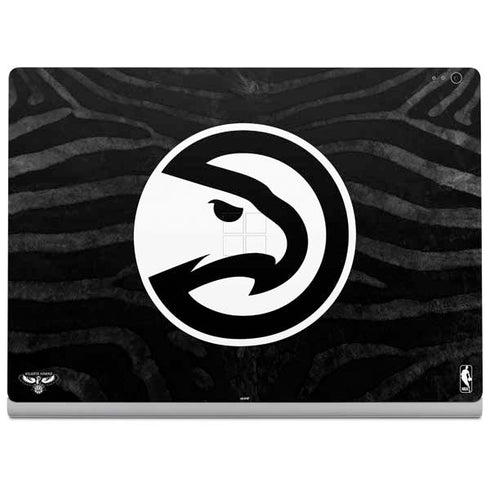 NBA Atlanta Hawks Black Animal Print Surface Book 2 13.5in Skin
