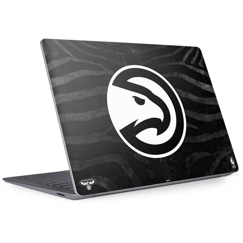 NBA Atlanta Hawks Black Animal Print Surface Laptop 3 13.5in Skin