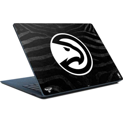 NBA Atlanta Hawks Black Animal Print Surface Laptop Skin