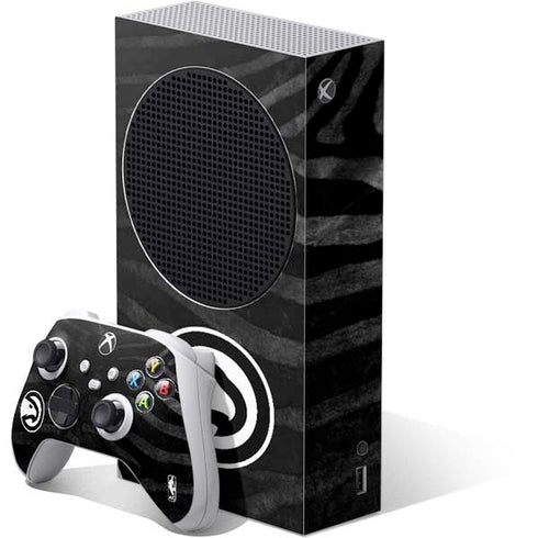 NBA Atlanta Hawks Black Animal Print Xbox Series S Skins