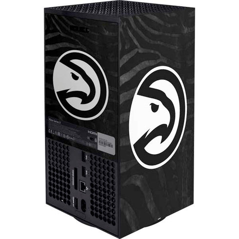 NBA Atlanta Hawks Black Animal Print Xbox Series X Bundle Skin