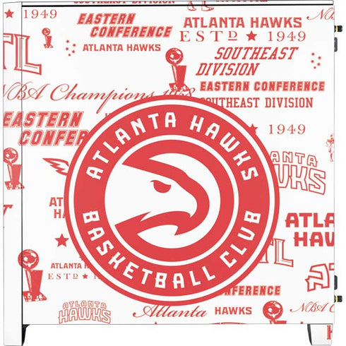 NBA Atlanta Hawks Blast Corsair 4000D Tempered Glass Mid-Tower ATX Case Skin