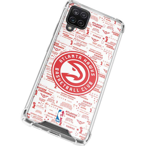 NBA Atlanta Hawks Blast Galaxy A12 Clear Case