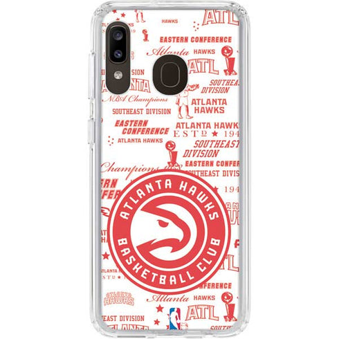 NBA Atlanta Hawks Blast Galaxy A20 Clear Case